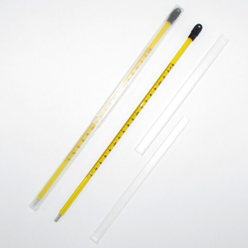 بسته بندی دماسنج شیشه ای جیوه ای ZEAL فرانسه از ۱۰- تا ۳۶۰+ درجه