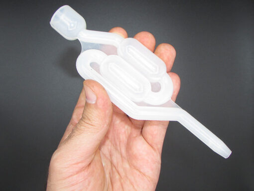 ابعاد شیر هوای یکطرفه Airlock پلاستیکی مرغوب